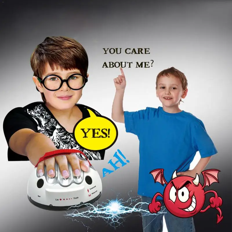Polygraph Test Tricky Funny Adjustable Adult Micro Electric Shock Lie Detector Shocking Liar Truth Party Game Consoles Gifts Toy
Polygraph Test Tricky Funny Adjustable Adult Micro Electric Shock Lie Detector Shocking Liar Truth Party Game Consoles Gifts Toy
