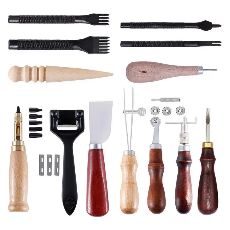 DIY Leather Craft Tools Leather Sewing Kit Hand Stitching Tools For Sewing Leather, Canvas
DIY Leather Craft Tools Leather Sewing Kit Hand Stitching Tools For Sewing Leather, Canvas