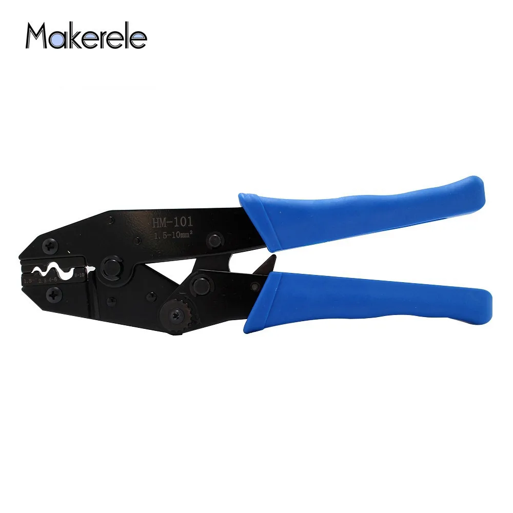 Ratchet Insulated Crimper HM-101 Type 1.5-10mm2 Capacity For Multi Tool And Insulated Cable Links Multi Tool Tools Hands Blue
Ratchet Insulated Crimper HM-101 Type 1.5-10mm2 Capacity For Multi Tool And Insulated Cable Links Multi Tool Tools Hands Blue