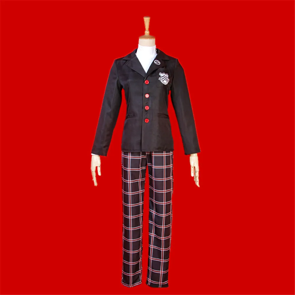 Anime Cosplay Persona 5 Cosplay Costume Akira Kurusu / Ren Amamiya School Uniform for Unisex Coat + Top + Pants uniform set
Anime Cosplay Persona 5 Cosplay Costume Akira Kurusu / Ren Amamiya School Uniform for Unisex Coat + Top + Pants uniform set