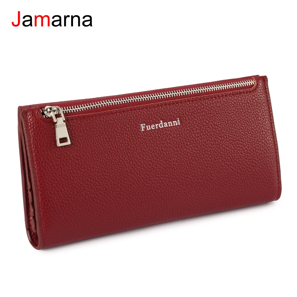 Jamarna Wallet Female Long Clutch Women Wallet Purse Red Magnetic Closure PU Card Holder Wallet Female New Arrival Zipper
Jamarna Wallet Female Long Clutch Women Wallet Purse Red Magnetic Closure PU Card Holder Wallet Female New Arrival Zipper