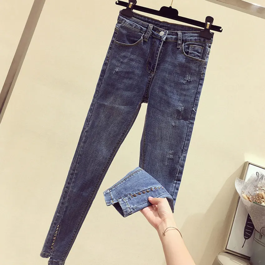 Plus Size High Waist Pencil Denim Pants Women Female Boyfriend Jeans For Women Stretch Bottoms Skinny Wash Jeans Woman
Plus Size High Waist Pencil Denim Pants Women Female Boyfriend Jeans For Women Stretch Bottoms Skinny Wash Jeans Woman