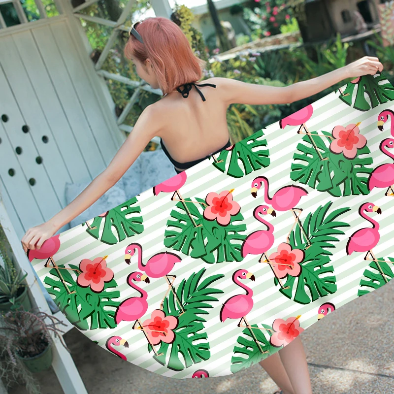 3D Printed Flamingo Microfiber rectangle Beach Towel for Adults Child Summer Toalla Yoga Mat T444
3D Printed Flamingo Microfiber rectangle Beach Towel for Adults Child Summer Toalla Yoga Mat T444