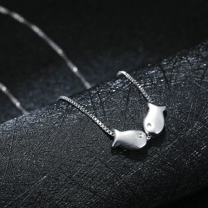 New Arrivals 925 Sterling Silver Little Fish Necklaces & Pendants For Women Hot Fashion sterling-silver-jewelry
New Arrivals 925 Sterling Silver Little Fish Necklaces & Pendants For Women Hot Fashion sterling-silver-jewelry