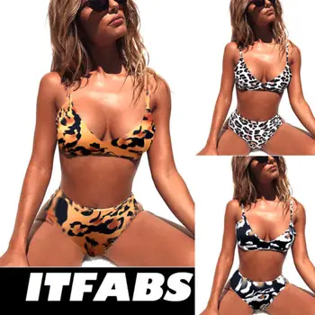 ITFABS Sexy Leopard Swimwear Women Bikini Set 2019 Push-up Padded Bathing Suit Swimsuit Beach Bikinis biquini for women female
ITFABS Sexy Leopard Swimwear Women Bikini Set 2019 Push-up Padded Bathing Suit Swimsuit Beach Bikinis biquini for women female