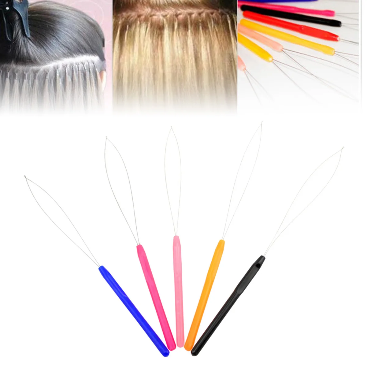Mayitr 6pcs Crochet Hook Pulling Needle Loop Threader Hair Extension Pulling ToolFor Hair Extension Micro Ring Tools Random Send
Mayitr 6pcs Crochet Hook Pulling Needle Loop Threader Hair Extension Pulling ToolFor Hair Extension Micro Ring Tools Random Send