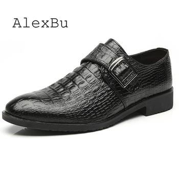 AlexBu Formal Shoes Men Leather Spring Autumn Luxury Brand Man Dress Shoe High Quality Fashion Csaual Male Shoes Buckle Strap
AlexBu Formal Shoes Men Leather Spring Autumn Luxury Brand Man Dress Shoe High Quality Fashion Csaual Male Shoes Buckle Strap