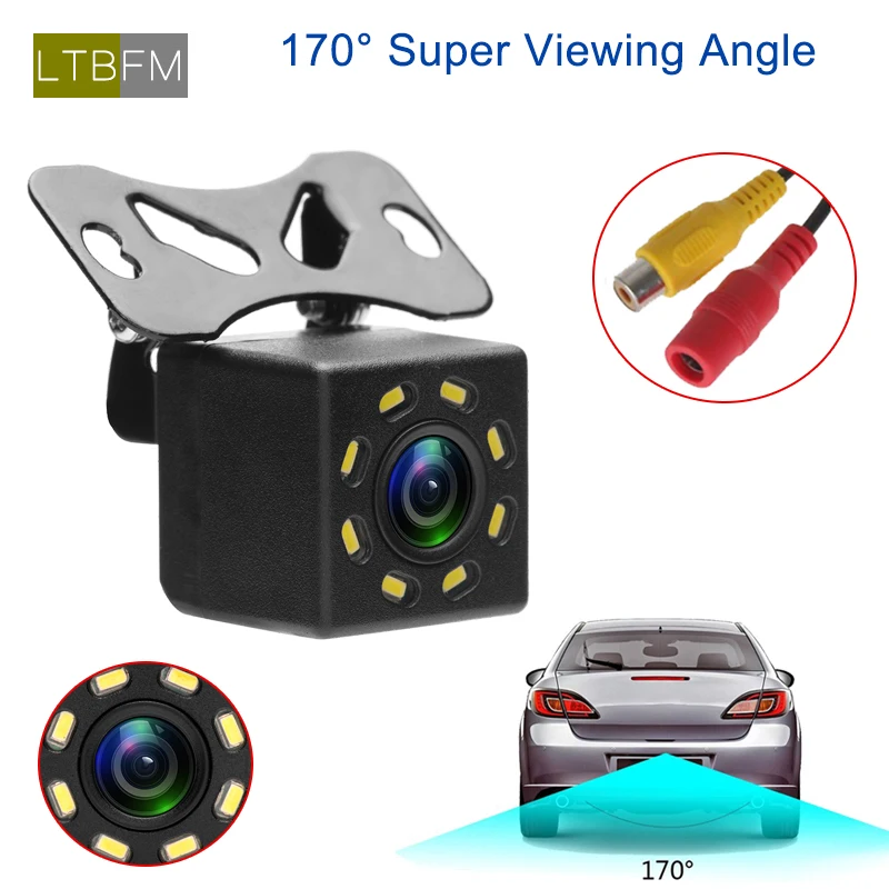 LTBFM Car Rear View Camera 8 LED Night Vision Reversing Camera Car Waterproof 170 Wide Angle HD Color Image
LTBFM Car Rear View Camera 8 LED Night Vision Reversing Camera Car Waterproof 170 Wide Angle HD Color Image