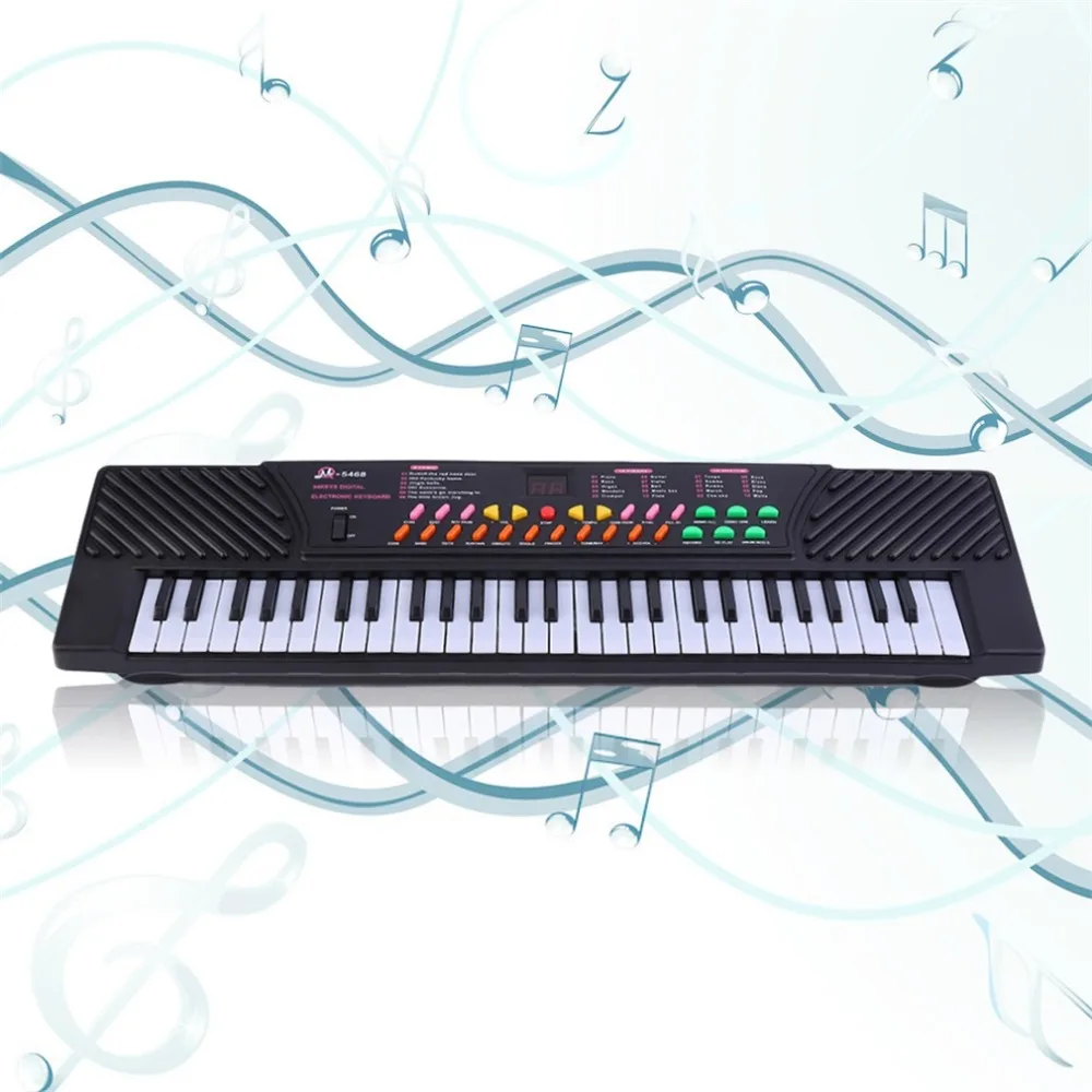 54 Key Music Electronic Keyboard Piano With Sound Effects- Portable For Kids Beginners Us Plus
54 Key Music Electronic Keyboard Piano With Sound Effects- Portable For Kids Beginners Us Plus