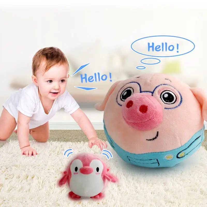 Valentine's Day Jump Music Ball Bear Pig Penguin Plush Toys Cartoon Bouncing Ball Soft Stuffed Animal Educational Plaything
Valentine's Day Jump Music Ball Bear Pig Penguin Plush Toys Cartoon Bouncing Ball Soft Stuffed Animal Educational Plaything