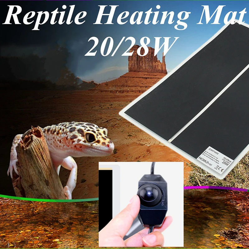 Reptile Heating Pad Fish Tank Heating Pad with Power Adjustment Switch Reptile Heater Temperature Pet Heat Mat EU Plug
Reptile Heating Pad Fish Tank Heating Pad with Power Adjustment Switch Reptile Heater Temperature Pet Heat Mat EU Plug