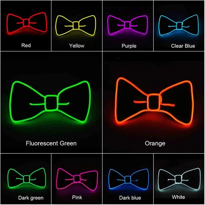 LED Various Colors Without Battery Glow Butterfly Prom Wedding Creative Flash Bowtie Party Party Supplies 
LED Various Colors Without Battery Glow Butterfly Prom Wedding Creative Flash Bowtie Party Party Supplies