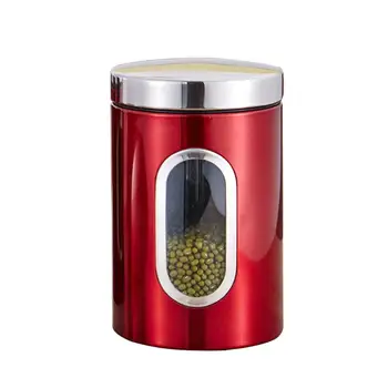 Stainless Steel Food Storage Container Storage Jar Sealed Can Travel Portable Storage Tank Storage Box Seasoning Jar 
Stainless Steel Food Storage Container Storage Jar Sealed Can Travel Portable Storage Tank Storage Box Seasoning Jar