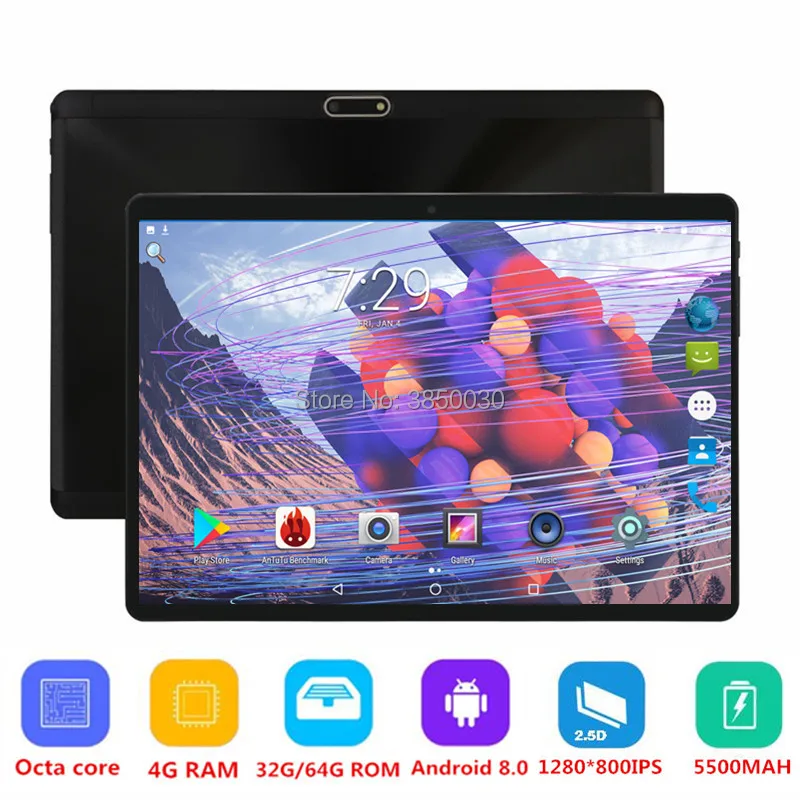 Free shipping 10 inch Tablet PC Octa Core 4GB RAM 64GB ROM Dual SIM Cards Android 8.0 GPS 3G 4G FDD LTE Tablet PC 10 10.1 Pad
Free shipping 10 inch Tablet PC Octa Core 4GB RAM 64GB ROM Dual SIM Cards Android 8.0 GPS 3G 4G FDD LTE Tablet PC 10 10.1 Pad