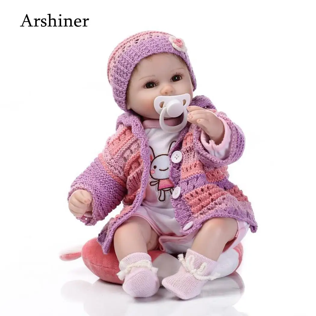 NPK Realistic Baby Dolls Reborn Girl 16'' Lifelike Soft Silicone Babies Reborn Baby Doll Toys For Children Christmas Gift
NPK Realistic Baby Dolls Reborn Girl 16'' Lifelike Soft Silicone Babies Reborn Baby Doll Toys For Children Christmas Gift