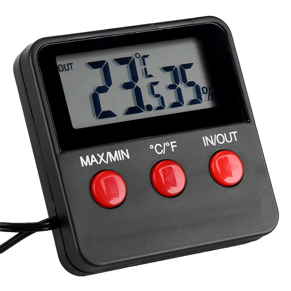 Digital Humidity Meter LCD Thermometer Hygrometer Temp Humidity Monitor Tester Meter Measuring Tools for Egg Incubator Pet Keep
Digital Humidity Meter LCD Thermometer Hygrometer Temp Humidity Monitor Tester Meter Measuring Tools for Egg Incubator Pet Keep