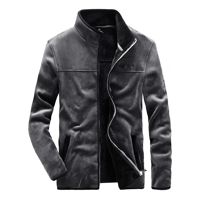 4XL Men Autumn Winter Sport Windproof Fleece Cardigan Coat Outdoor Hiking Riding Climbing Warm Stand Collar Plush Sweater Jacket
4XL Men Autumn Winter Sport Windproof Fleece Cardigan Coat Outdoor Hiking Riding Climbing Warm Stand Collar Plush Sweater Jacket