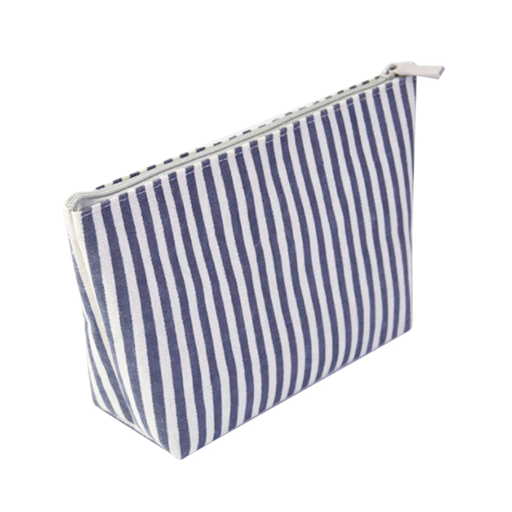 1pc Makeup Bag Large Capacity Waterproof Cosmetic Bag Striped Makeup Pouch Zippered Travel Organizer Case for Women Lady
1pc Makeup Bag Large Capacity Waterproof Cosmetic Bag Striped Makeup Pouch Zippered Travel Organizer Case for Women Lady