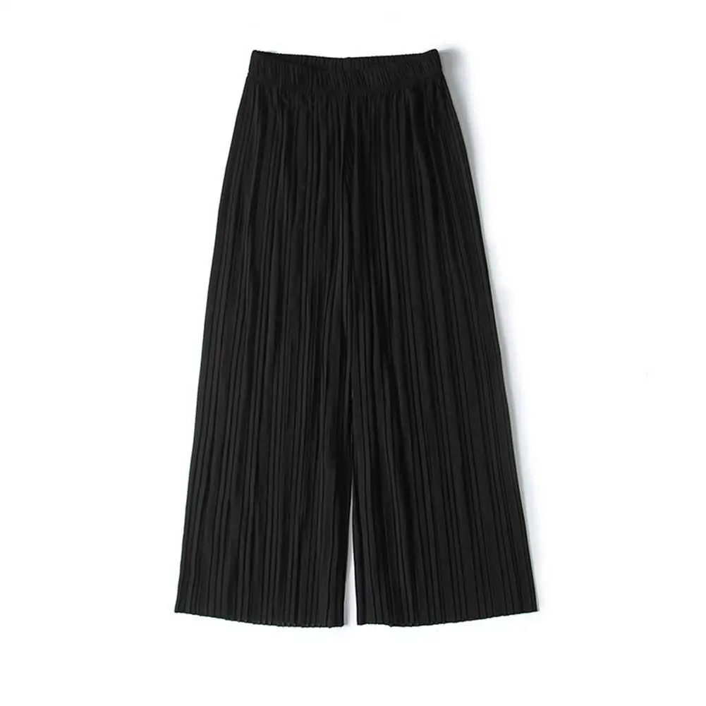 Women's High Waist Ruffled Chiffon Wide-Leg Pants Pleated Loose Flared Pants Trousers Skirt Solid Color Ladies Large Size Pants
Women's High Waist Ruffled Chiffon Wide-Leg Pants Pleated Loose Flared Pants Trousers Skirt Solid Color Ladies Large Size Pants