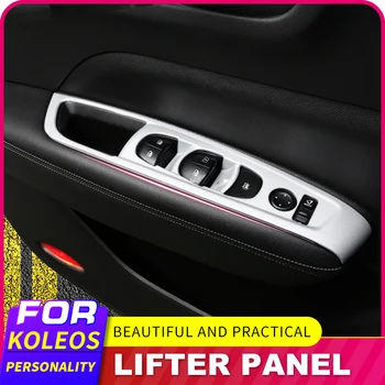 Stainless Steel and ABS Carbon Car Door Window Switch Lift Panel Trim Cover For Renault Koleos for Samsung QM6 LHD 2017 2018
Stainless Steel and ABS Carbon Car Door Window Switch Lift Panel Trim Cover For Renault Koleos for Samsung QM6 LHD 2017 2018