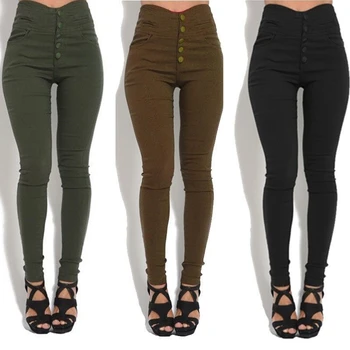 3 Colors Plus Size Women High Waist Skinny Pencil Pants Stretch Slim Fit Buttons Leggings Casual Pants Bottoms S-3XL
3 Colors Plus Size Women High Waist Skinny Pencil Pants Stretch Slim Fit Buttons Leggings Casual Pants Bottoms S-3XL
