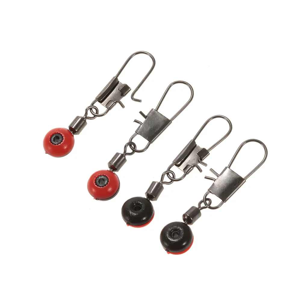 50PCS Space Beans Fishing Connector Float Rolling Swivel Supplies with Box Carry Tackle tool | Спорт и развлечения