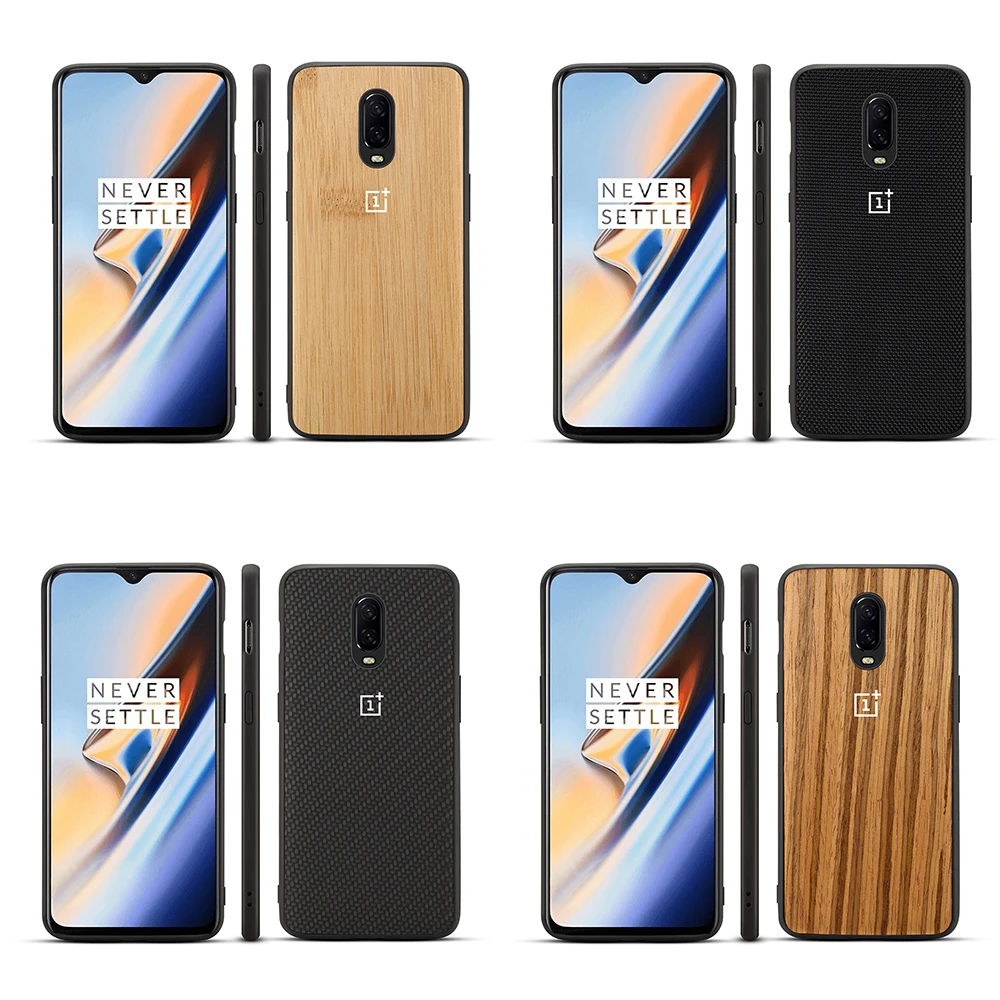 For One Plus 6/6T Shockproof Wood Case Texture Protector Shell Transparent TPU Cover | Мобильные телефоны и аксессуары