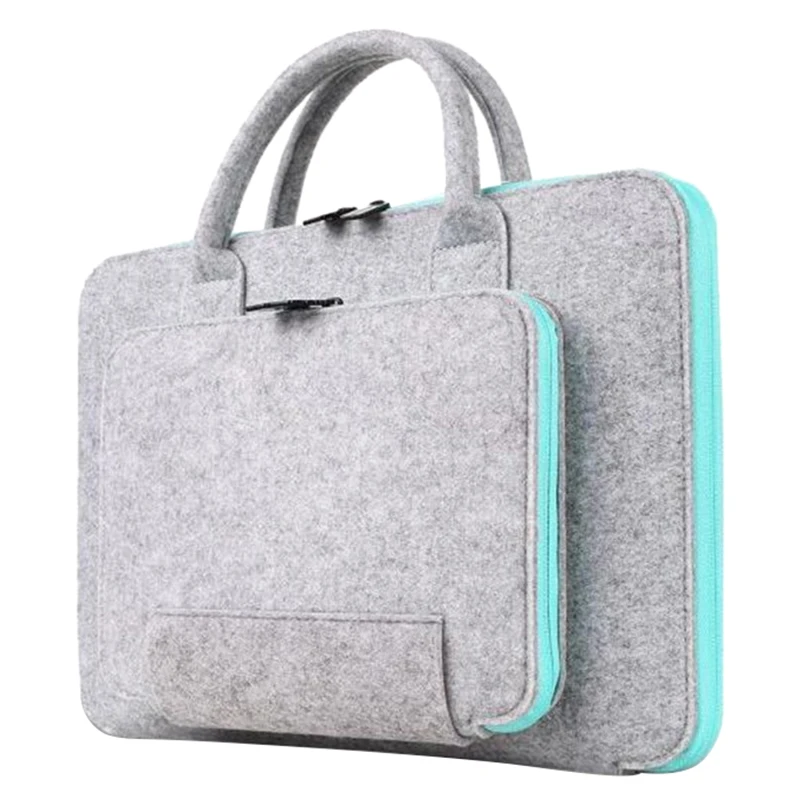 Новая фетровая универсальная сумка для ноутбука чехол портфель с ручкой Macbook Air Pro