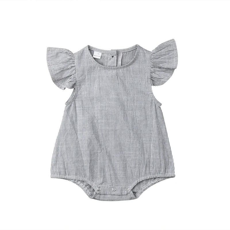 Newborn Baby Girls Cotton Soft Striped Fly Sleeves Jumpsuit Bodysuit Outfit Clothes Summer Casual Cute
Newborn Baby Girls Cotton Soft Striped Fly Sleeves Jumpsuit Bodysuit Outfit Clothes Summer Casual Cute