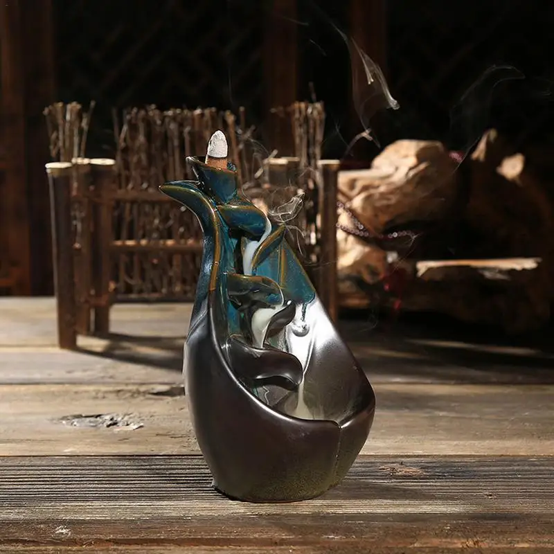 Ceramic Reflux Incense Burner Burner Waterfall Incense Living Room Decoration Aromatherapy Diffuser Decoration
Ceramic Reflux Incense Burner Burner Waterfall Incense Living Room Decoration Aromatherapy Diffuser Decoration