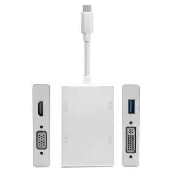 Zihan Combo USB-C USB 3.1 Type C to USB OTG & HDMI & DVI & VGA Adapter for Laptop
Zihan Combo USB-C USB 3.1 Type C to USB OTG & HDMI & DVI & VGA Adapter for Laptop