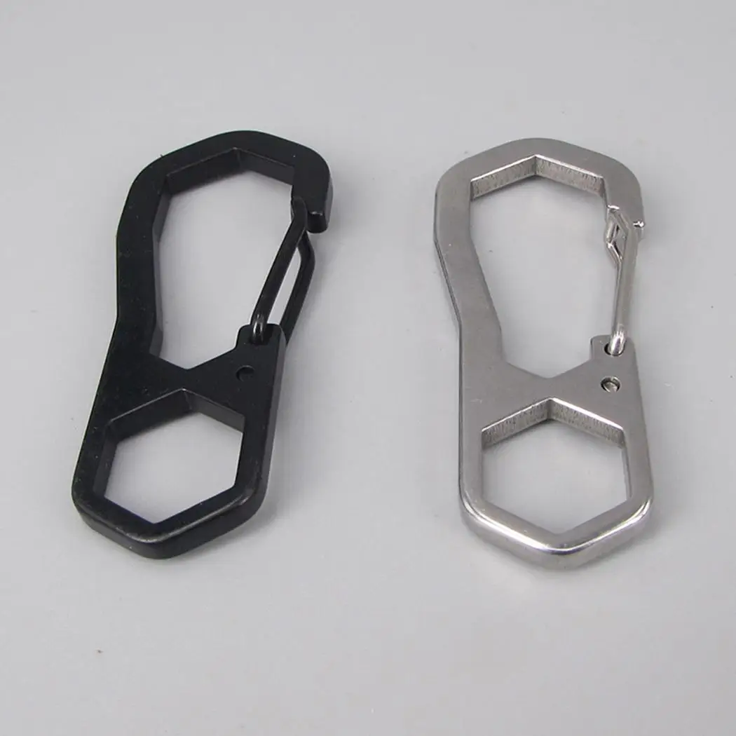 Multi Function Carabiner Full Stainless Steel Anti-Lost Key Chain Carabiner with Bottle Opener for Home Outdoor Camping Keychain
Multi Function Carabiner Full Stainless Steel Anti-Lost Key Chain Carabiner with Bottle Opener for Home Outdoor Camping Keychain