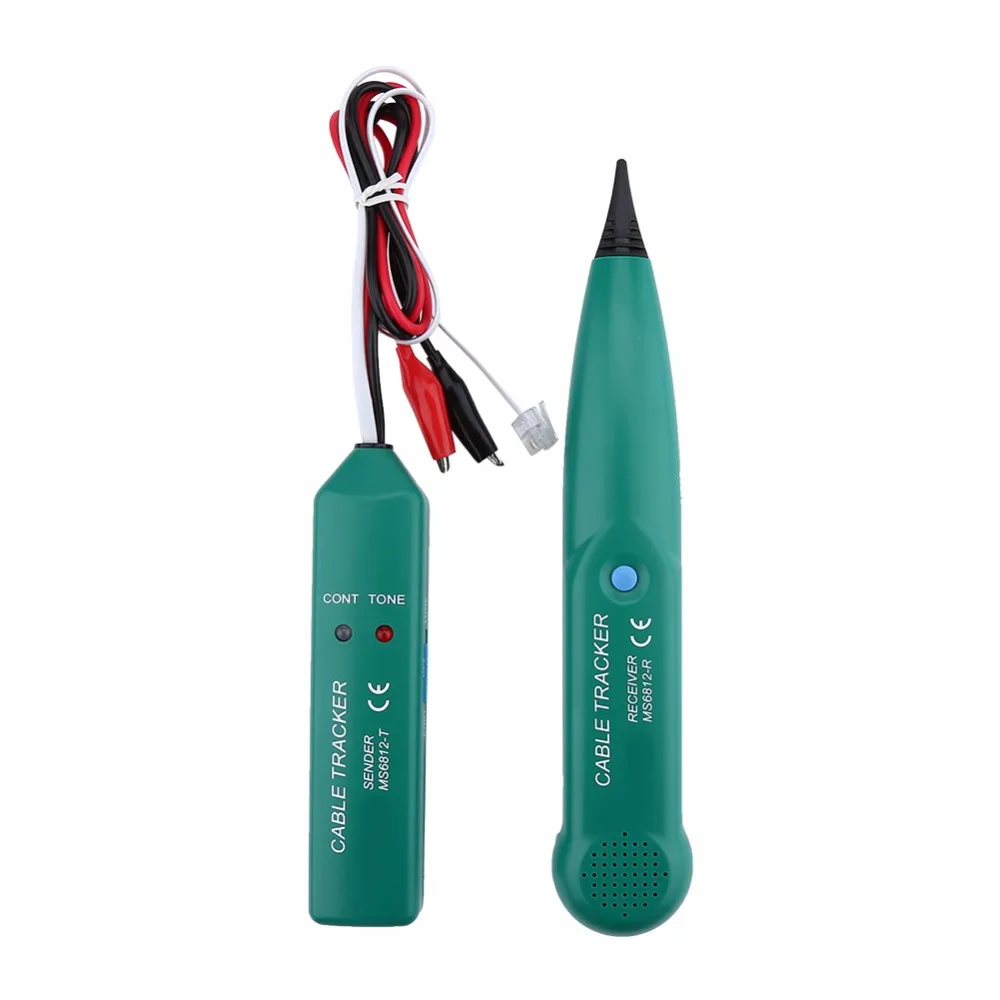 Network Cable Tracke MS6812 Telephone Wire LAN Network Cable Tester for UTP STP Cat5 Cat6 RJ45 RJ11 Line Finding Testing
Network Cable Tracke MS6812 Telephone Wire LAN Network Cable Tester for UTP STP Cat5 Cat6 RJ45 RJ11 Line Finding Testing
