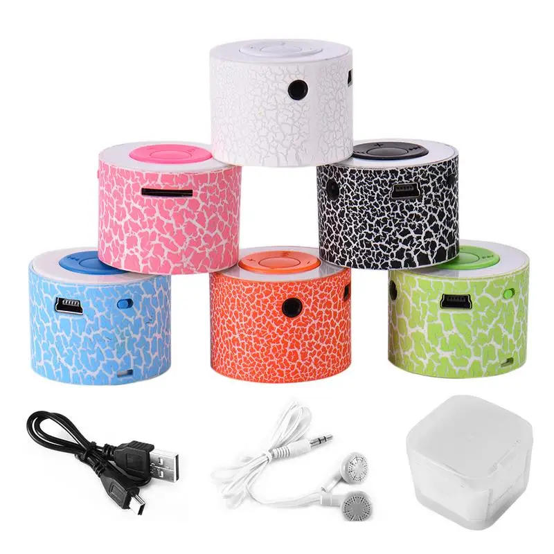 New Portable Crack Pattern Mini Full-Range Speaker Small Loudspeaker Card Inserting MP3 High-definition Stereo Bass Music Player
New Portable Crack Pattern Mini Full-Range Speaker Small Loudspeaker Card Inserting MP3 High-definition Stereo Bass Music Player