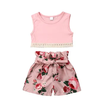 1-6T Kids Baby Girls Summer Clothes Set Lace Vest Tops Sleeveless Floral Shorts Cute Casual 2PCS Outfits Set
1-6T Kids Baby Girls Summer Clothes Set Lace Vest Tops Sleeveless Floral Shorts Cute Casual 2PCS Outfits Set