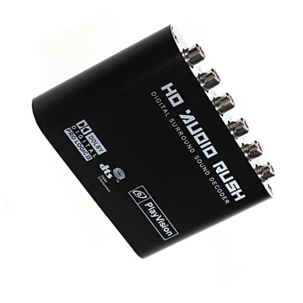EastVita 5.1 Audio Decoder SPDIF Coaxial to RCA DTS AC3 Digital to 5.1 Amplifier Analog Converter for DVD Player
EastVita 5.1 Audio Decoder SPDIF Coaxial to RCA DTS AC3 Digital to 5.1 Amplifier Analog Converter for DVD Player