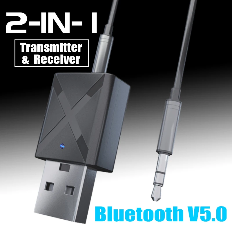 Wireless Bluetooth Transmitter Receiver Adapter Stereo Audio Music Mini Bluetooth 5.0 Transmitter TV PC For Headphone Speaker
Wireless Bluetooth Transmitter Receiver Adapter Stereo Audio Music Mini Bluetooth 5.0 Transmitter TV PC For Headphone Speaker
