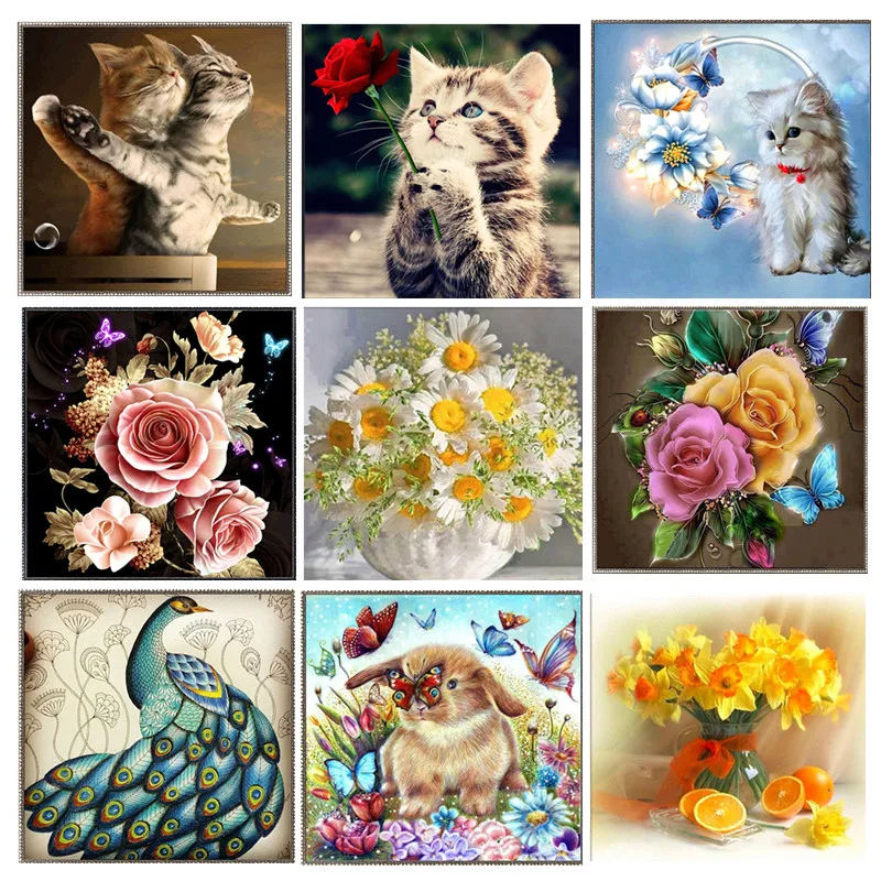 Diy 5d diamond painting cartoon animal flower round diamond mosaic home decoration embroidery pattern cross stitch
Diy 5d diamond painting cartoon animal flower round diamond mosaic home decoration embroidery pattern cross stitch