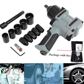 Professional 1/2 inch Air Impact Wrench Pneumatic Socket Set Compact Gun Adjustable power Regulator Car Tire Repair Hand Tool
Professional 1/2 inch Air Impact Wrench Pneumatic Socket Set Compact Gun Adjustable power Regulator Car Tire Repair Hand Tool