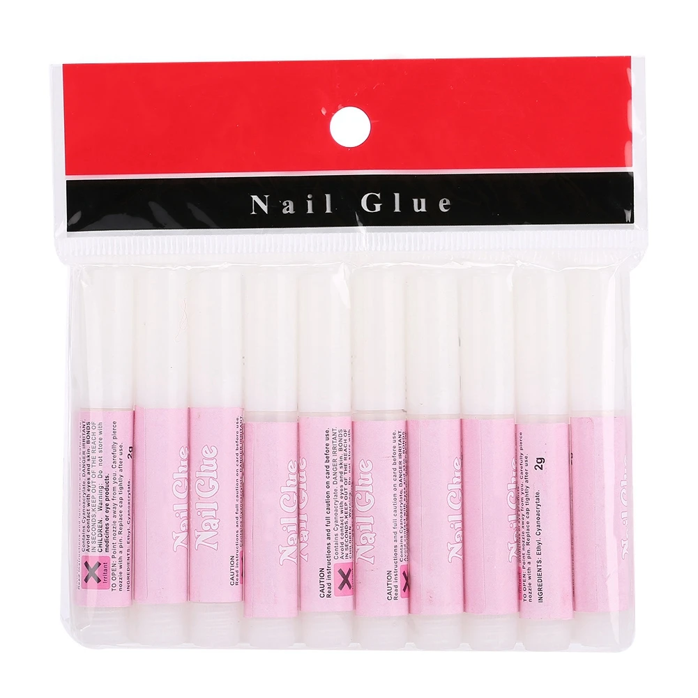 10pcs/box Nail Extension Adhesive Glue Fake Nail Tips Gel Manicure Tools for nail art decoration nail rhinestones
10pcs/box Nail Extension Adhesive Glue Fake Nail Tips Gel Manicure Tools for nail art decoration nail rhinestones