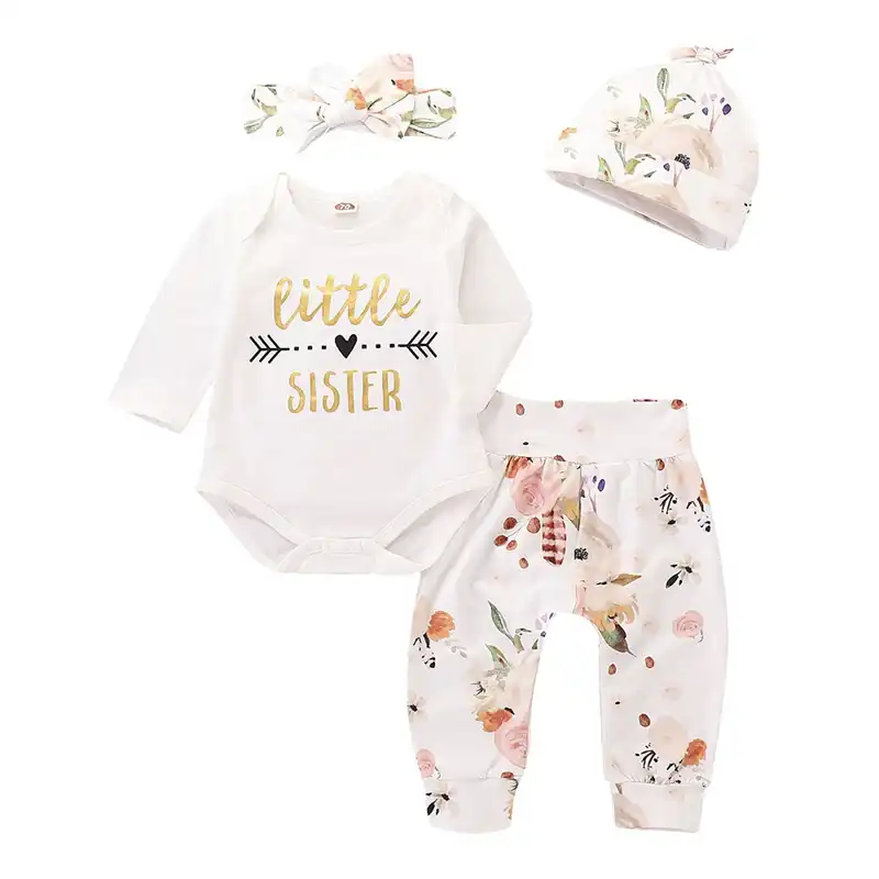 romper jumpsuit floral pants hot new newborn baby girl clothes