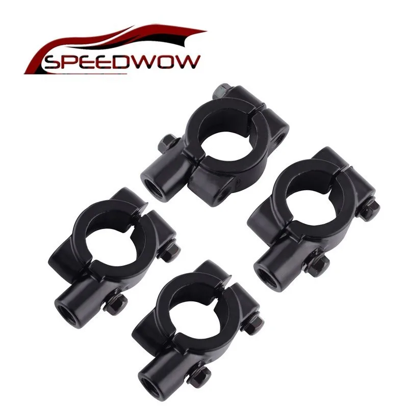 SPEEDWOW 2Pcs 8mm 10mm Motorcycle Mirror Mount Clamp Rear View Mirror Holder Mount Bracket Clamp 7/8" Handle Bar Mirror
SPEEDWOW 2Pcs 8mm 10mm Motorcycle Mirror Mount Clamp Rear View Mirror Holder Mount Bracket Clamp 7/8" Handle Bar Mirror