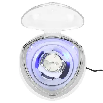 Portable Watch Winder Box Display Cases for Automatic Rotating watches automatic winder Blue LED Lighting for Watchmaker 
Portable Watch Winder Box Display Cases for Automatic Rotating watches automatic winder Blue LED Lighting for Watchmaker