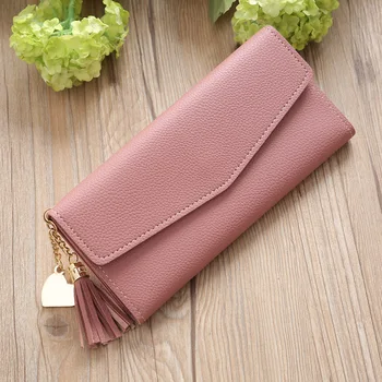 2018 New PU Purse Long Wallet Trend Heart-shaped Pendant Simple Fashion Purses Multi-functional Lychee Women's Wallets
2018 New PU Purse Long Wallet Trend Heart-shaped Pendant Simple Fashion Purses Multi-functional Lychee Women's Wallets