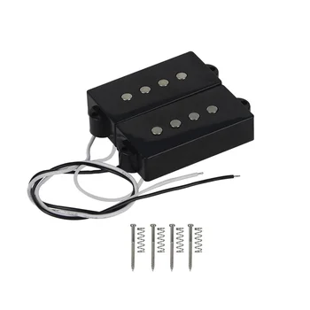 NEW Noiseless 4 String Bass Pickup Black Set Open Neck Bridge Pickup Ceramic for Precision P Bass Style Parts Replacement
NEW Noiseless 4 String Bass Pickup Black Set Open Neck Bridge Pickup Ceramic for Precision P Bass Style Parts Replacement