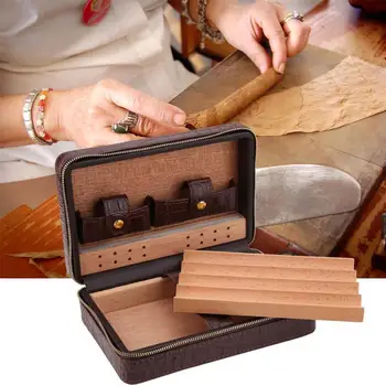 New Fashion Portable Humidor Cigar Box Travel Case Solid Cedar Wood Cigars Protective Smoking Accessories
New Fashion Portable Humidor Cigar Box Travel Case Solid Cedar Wood Cigars Protective Smoking Accessories