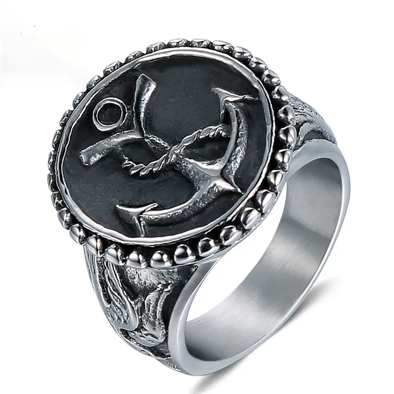 Jingyang Stainless Steel Rings Anchor Men's Rings Jewelry High Quality Simple Ring Jewelry Accessories Jewellery Gifts For Men
Jingyang Stainless Steel Rings Anchor Men's Rings Jewelry High Quality Simple Ring Jewelry Accessories Jewellery Gifts For Men