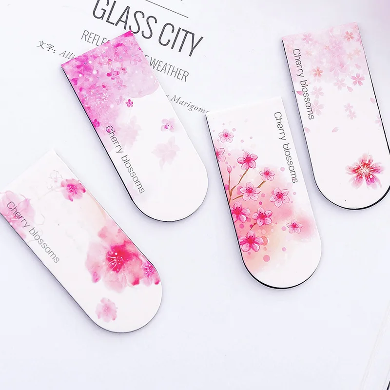 4Pcs Romantic Beautiful Cherry Sakura Magnet Bookmark Paper Clip School Office Supply Material Escolar Papelaria Gift Stationery
4Pcs Romantic Beautiful Cherry Sakura Magnet Bookmark Paper Clip School Office Supply Material Escolar Papelaria Gift Stationery