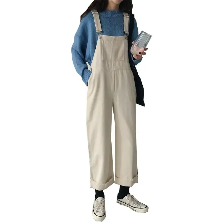 2019 Women Casual High Waist Denim Jumpsuits New Spring Solid Pockets Loose Jean Overalls Female Wide Leg Rompers
2019 Women Casual High Waist Denim Jumpsuits New Spring Solid Pockets Loose Jean Overalls Female Wide Leg Rompers