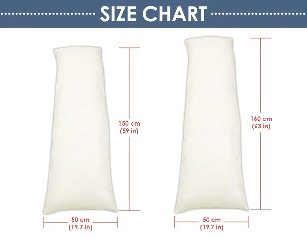 135x50 см (54 "x 19 6") или 160x50 (63 Dakimakura внутренняя подушка | Дом и сад